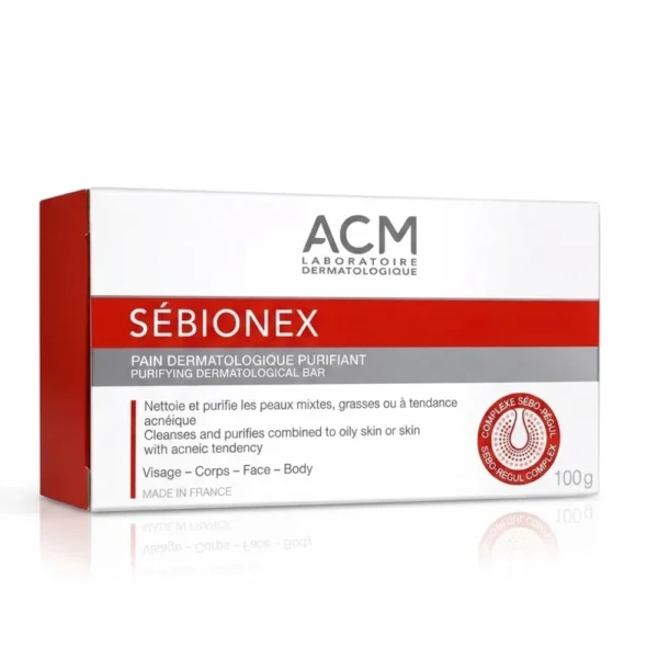 ACM SEBIONEX PAIN DERMATOLOGIQUE PURIFIANT 100GR_Bpharma tunisie