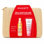 NUXE - HUILE LACTEE CAPILLAIRE PROTECTRICE HYDRATANTE + GELLEE DE DOUCHE 100ML ET TROUSSE OFFERTES