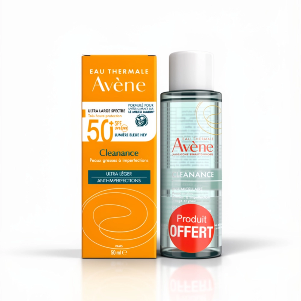 Pack Avène spf 50+ clearance + eau micellaire Pack Avène spf 50+ clearance + eau micellaire Bpharma Tunisie