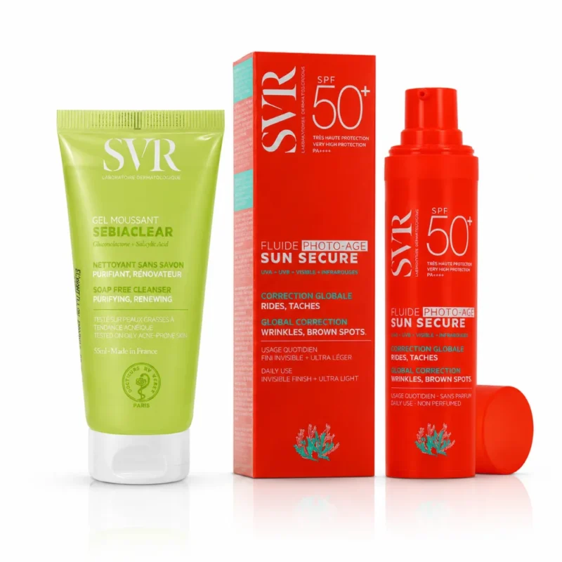 Pack-SVR-svr-fluide-sun-secure+gel-nettoyantcebiaClear_Bpharma tunisie