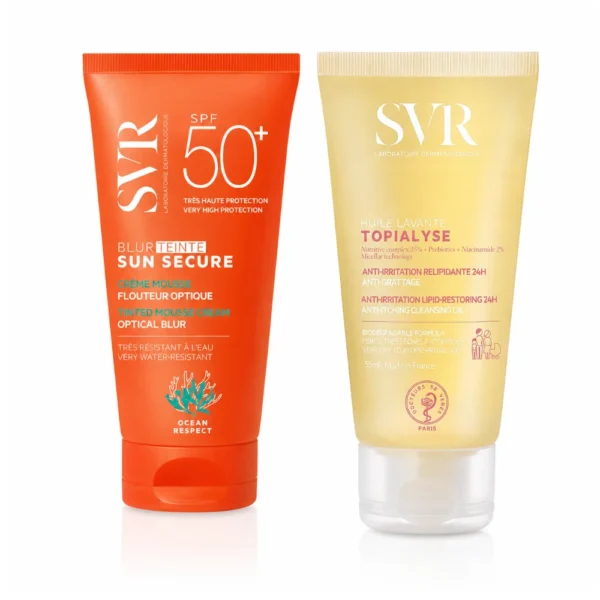 Pack-svr-sun-secure-blur-teinte-spf50-50ml+HuileLavant_Bpharma tunisie