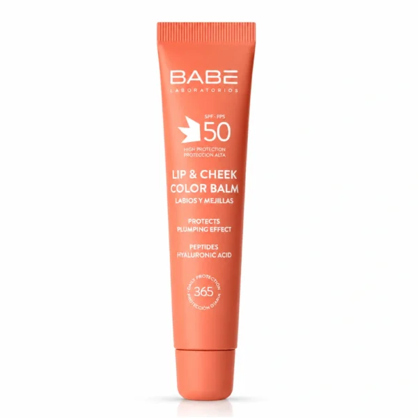 BABE LIP & CHEEK COLOR BAUME A LEVRES REPULPANT SPF50 NUDE 20ML