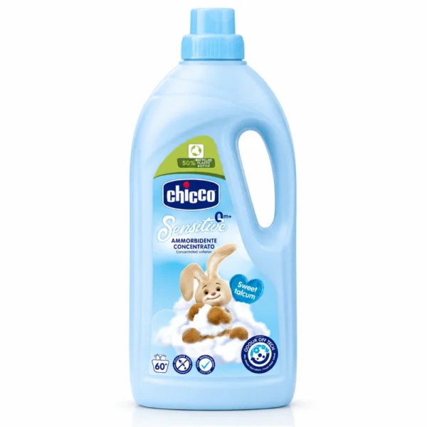CHICCO ASSOUPLISSANT POUR LINGE BEBE SWEET TALCUM 1.5 L