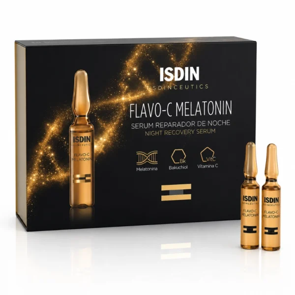 ISDINCEUTICS FLAVO-C MELATONIN SERUM REPARATEUR NUIT 10 UNIDOSES DE 2ML