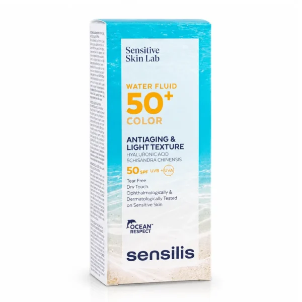 SENSILIS SENSITIVE SKIN WATER FLUID TEINTE SPF50+ 40ML