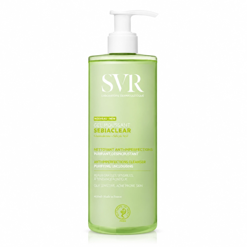 SVR SEBIACLEAR GEL MOUSSANT 400ML SVR SEBIACLEAR GEL MOUSSANT 400ML