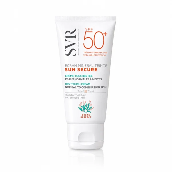 SVR SUN SECURE ECRAN MINERAL TEINTE PEAUX NORMALES A MIXTES SPF 50+ 50ML