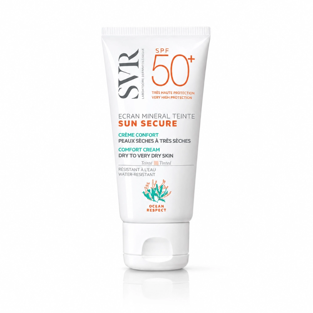 SVR SUN SECURE ECRAN MINERAL TEINTE PEAUX SECHES A TRES SECHES SPF50+ 50ML SVR SUN SECURE ECRAN MINERAL TEINTE PEAUX SECHES A TRES SECHES SPF50+ 50ML